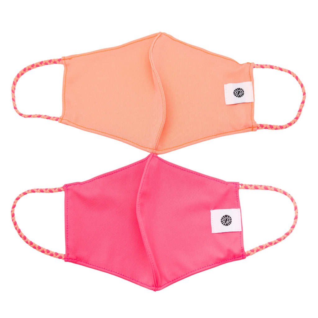 Pom Masks by Pomchies Neon Peach / Crazy Basically Bows & Bowties