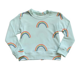 Brokedown Clothing Kid's Rainbow Mint Sweatshirt, Brokedown Clothing, Brokedown Clothing, Brokedown Clothing Kid's, Brokedown Clothing Kid's Rainbow Mint Sweatshirt, Brokedown Clothing Kid's 