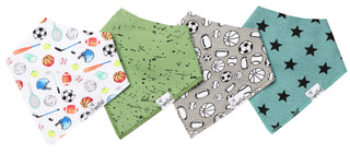 Copper Pearl Varsity Bandana Bib Set, Copper Pearl, Baby Shower, Baby Shower Gift, Bandana Bib Set, Bandana Bibs, Bandanna Bibs, Baseball, Boy Bib Set, Copper Pearl, Copper Pearl Bandanna Bib