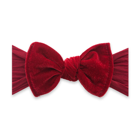 Baby Bling Ruby Velvet Knot Headband, Baby Bling, Baby bling, Baby Bling Bows, Baby Bling Holiday 2021, Baby Bling Ruby, Baby Bling Ruby Velvet, Baby Bling Velvet, Baby Bling Velvet Bow Headb