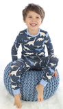 Silkberry Baby Bamboo Dino Kingdom Printed Pajama Set, Silkberry Baby, 2pc Pajama Set, Bamboo, Bamboo Pajama Set, Bamboo Pajamas, CM22, Cyber Monday, Dino, Dino Pajama Set, Dinos, Dinosaur, D