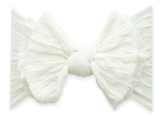Baby Bling Ivory Waffle FAB-BOW-LOUS, Baby Bling, Baby Bling, Baby Bling Bows, Baby bling FAB, Baby Bling FAB-BOW-LOUS, Baby Bling Fall 2020, Baby Bling Fall 2020 Collection, Baby Bling Fall 