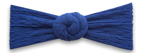 Baby Bling Indigo Waffle Bun Headband, Baby Bling, Baby Baby Bling Headbands, Baby Bling, Baby Bling Bows, Baby BLing Indigo, Baby Bling Indigo Waffle Bun Headband, Baby Bling Spring 2019, Ba