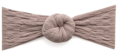 Baby Bling Taupe Waffle Bun, Baby Bling, Baby Bling, Baby Bling Bows, Baby Bling Bun Headband, Baby Bling Fall 2018 Release, Baby Bling headband, Baby Bling Knot Headband, Baby Bling top Knot