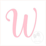 King White w/Light Pink Monogram Hair Bow on Clippie, Wee Ones, Alligator Clip, Alligator Clip Hair Bow, cf-type-hair-bow, cf-vendor-wee-ones, Clippie, Grosgrain, Hair Bow, Initial, Initial H