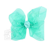 Huge Waterproof Double Knot Hair Bow on Clippie, Beyond Creations, Alligator Clip Hair Bow, Beyond Creations, Bow, cf-size-apple-green, cf-size-aqua, cf-size-aquamarine, cf-size-black, cf-siz