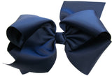 Peony Jum-Bow Hair Bow on French Barrette, Basically Bows & Bowties, cf-size-black, cf-size-navy, cf-size-pink, cf-size-red, cf-size-regal-purple, cf-type-hair-bow, cf-vendor-basically-bows-&