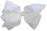 Peony Jum-Bow Hair Bow on French Barrette, Basically Bows & Bowties, cf-size-black, cf-size-navy, cf-size-pink, cf-size-red, cf-size-regal-purple, cf-type-hair-bow, cf-vendor-basically-bows-&