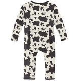 KicKee Pants Cow Print Coverall with Zipper, KicKee Pants, CM22, Coverall, Coverall with Zipper, KicKee, KicKee Coverall, KicKee Pants, KicKee Pants County Fair, KicKee Pants Coverall, KicKee