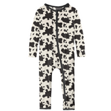 KicKee Pants Cow Print Coverall with Zipper, KicKee Pants, CM22, Coverall, Coverall with Zipper, KicKee, KicKee Coverall, KicKee Pants, KicKee Pants County Fair, KicKee Pants Coverall, KicKee