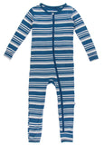 KicKee Pants Fishing Stripe Coverall with Zipper, KicKee Pants, Coverall, Coverall with Zipper, Coveralls, Fitted Coverall, KciKee Coverall, KicKee, KicKee Coverall, KicKee Pants, KicKee Pant