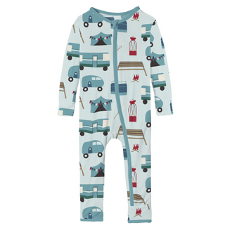KicKee Pants Fresh Air Camping Coverall with Zipper, KicKee Pants, CM22, Coverall, Coverall with Zipper, Fresh Air Camping, KicKee, KicKee Coverall, KicKee Pants, KicKee Pants Coverall, KicKe