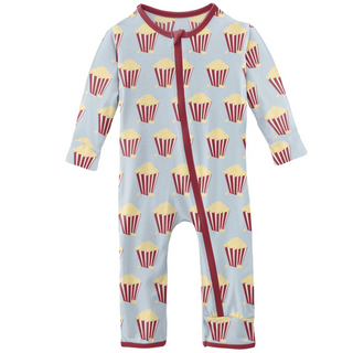 KicKee Pants Illusion Blue Popcorn Coverall with Zipper, KicKee Pants, CM22, Coverall, Coverall with Zipper, KicKee, KicKee Coverall, KicKee Pants, KicKee Pants County Fair, KicKee Pants Cove