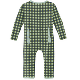 KicKee Pants Moss Gingham Coverall with Zipper, KicKee Pants, CM22, Coverall, Coverall with Zipper, KicKee, KicKee Coverall, KicKee Pants, KicKee Pants County Fair, KicKee Pants Coverall, Kic