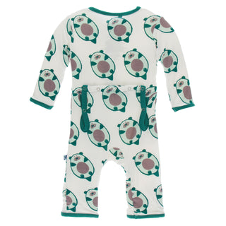 KicKee Pants Natural Ottercado Coverall with Zipper, KicKee Pants, CM22, Coverall, Coverall with Zipper, KicKee, KicKee Pants, KicKee Pants Coverall with Zipper, KicKee Pants Culinary Arts, N