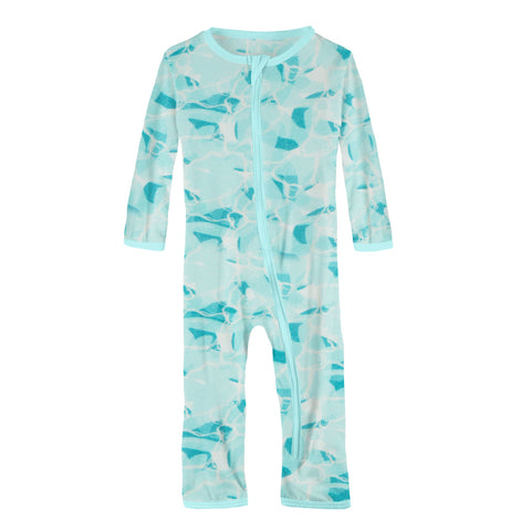 KicKee Pants Water Coverall with Zipper, KicKee Pants, cf-size-18-24-months, cf-size-2t, cf-type-coverall, cf-vendor-kickee-pants, CM22, Coverall, Coverall with Zipper, Coveralls, Fitted Cove