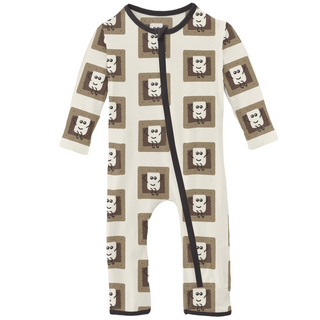 KicKee Pants Natural S'mores Coverall with Zipper, KicKee Pants, CM22, Coverall, Coverall with Zipper, KicKee, KicKee Coverall, KicKee Pants, KicKee Pants Coverall, KicKee Pants Coverall with
