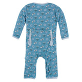 KicKee Pants Blue Moon Hanukkah Coverall with Zipper, KicKee Pants, All Things Holiday, Boys Hanukkah, Chanukah, CM22, Coverall, Coverall with Zipper, Coveralls, First Hanukkah, Fitted Covera
