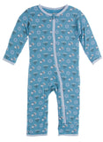 KicKee Pants Blue Moon Hanukkah Coverall with Zipper, KicKee Pants, All Things Holiday, Boys Hanukkah, Chanukah, CM22, Coverall, Coverall with Zipper, Coveralls, First Hanukkah, Fitted Covera