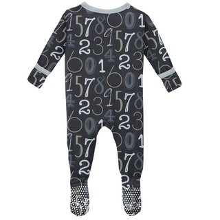 KicKee Pants Deep Space Math Footie with Zipper, KicKee Pants, CM22, Footie, Footie with Zipper, KicKee, KicKee Footie, KicKee Footie with Zipper, KicKee Pants, KicKee Pants Deep Space Math, 
