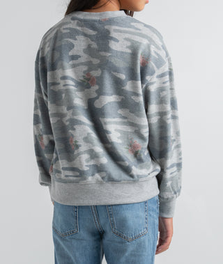 Z Supply Girls Audrey Rose Camo Long Sleeve, Z Supply, Camo Tee, JAN23, Top, Tween Girl, tween girls, Tween Girls Clothing, Z Supply, Z Supply Girls, Z Supply Girls  Camo Long Sleeve, Z Suppl