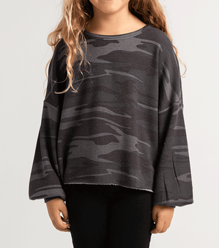 Z Supply Girls Mayori Camo Pullover, Z Supply, Camo Tee, JAN23, Top, Tween Girl, tween girls, Tween Girls Clothing, Z Supply, Z Supply Girls, Z Supply Girls Camo, Z Supply Girls Mayori Camo P