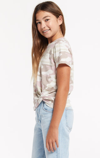 Z Supply Girls Teagan Camo Crew - Camo Mauve, Z Supply, Camo Tee, JAN23, Top, Tween Girl, tween girls, Tween Girls Clothing, Z Supply, Z Supply Girls, Z Supply Girls Camo, Z Supply Girls Camo