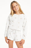 Z Supply Girls Frosted Star LS Top - Frosted Latte, Z Supply, Frosted Star LS Top, JAN23, Top, Tween Girl, tween girls, Tween Girls Clothing, Z Supply, Z Supply Girls, Z Supply Girls Top, Z S