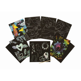 Ooly Scratch and Scribble Art Kit - Safari, Ooly, Art Supplies, Arts & Crafts, cf-type-toy, cf-vendor-ooly, EB Boys, EB Girls, Ooly, Safari, Stocking Stuffer, Stocking Stuffers, Toy, Toys, To