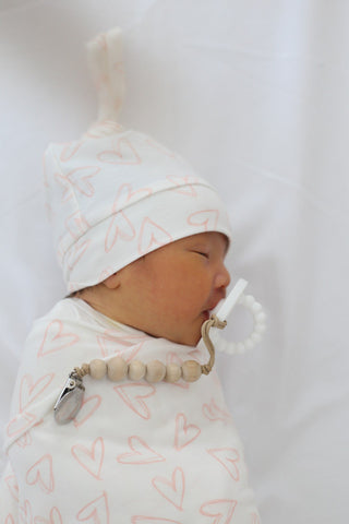 Copper Pearl Lola Top Knot Hat, Copper Pearl, All Things Holiday, Baby Hat, Copper Pearl Hat, Copper PEarl Hats, Copper Pearl Heart, Copper Pearl Lola, Copper Pearl Lola Top Knot Hat, Copper 