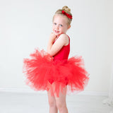 Mila & Rose Red Tank Leotard Tutu Dress, Mila & Rose, All Things Holiday, Christmas, Christmas Dress, Christmas Tutu, Christmas Tutu Dress, Holiday Dress, Leotard Tutu Dress, Mila & Rose, Mil