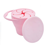 BapronBaby Silicone Collapsible Snack Cup - Pink, BapronBaby, Bapronbaby, cf-type-cup, cf-vendor-bapronbaby, CM22, Collapsible, Collapsible Cup, Cup, Easter Basket, EB Girls, Silicone, Snack 