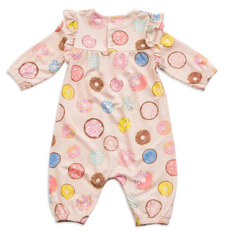 Angel Dear Donuts Bamboo Ruffle Sleeve Romper, Angel Dear, angel Dear, Angel Dear Donuts Ruffle Sleeve Romper, Angel Dear Romper, Angel Dear Ruffle Sleeve Romper, Angel Donuts, Black Friday, 