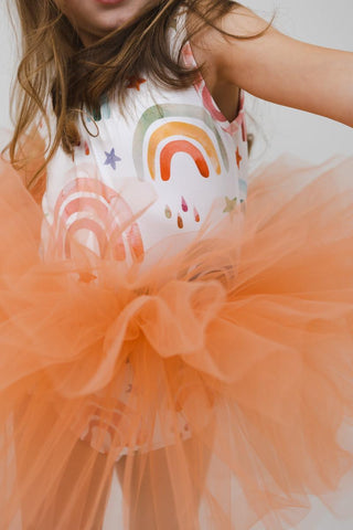 Mila & Rose Tonal Rainbow Tank Leotard Tutu Dress, Mila & Rose, Birthday Girl, Birthday Tutu, CM22, Leotard Tutu Dress, Mila & Rose, Mila & Rose Leotard Tutu Dress, Mila & Rose Tonal Rainbow 
