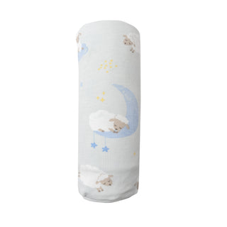 Angel Dear Baby Sheep Blue Bamboo Swaddling Blanket, Angel Dear, angel Dear, Angel Dear Fall 2022, Angel dear Swaddle, Angel Dear Swaddling Blanket, Baby Sheep, Baby Sheep Blue, cf-type-swadd