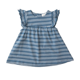 Angel Dear Blue Seahorse Stripe Dress, Angel Dear, Angel Dear, Angel Dear Blue Seahorse Stripe, Angel Dear Dress, Angel Dear Dress with Diaper Cover, Angel Dear SS22, Blue Seahorse Stripe, cf