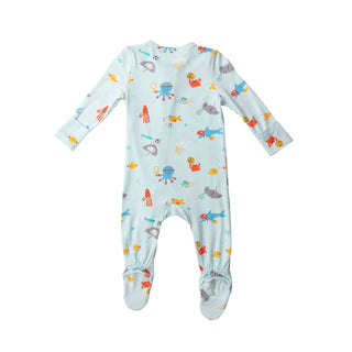 Angel Dear Blue Sports Sea Creatures Footie with Zipper, Angel Dear, angel Dear, Angel Dear Bamboo Footie, Angel Dear Blue Sports Sea Creatures, Angel Dear Footie with Zipper, Angel Dear SS22
