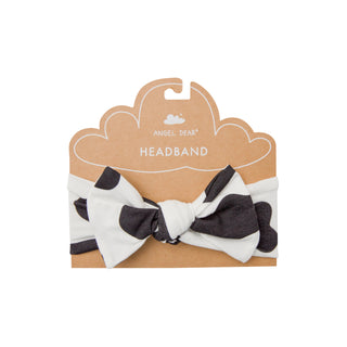 Angel Dear Cow Print Knot Headband, Angel Dear, Angel Dear, Angel Dear Bow, Angel Dear Cow Print, Angel Dear Fall 2021, Angel Dear Headband, Angel Dear Knot Headband, Angel Dear Tie Knot Head