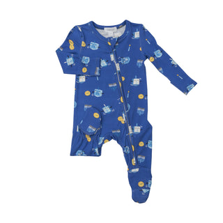 Angel Dear Dreidel Footie with Zipper, Angel Dear, All Things Holiday, angel Dear, Angel Dear Bamboo Footie, Angel Dear Footie with Zipper, Angel Dear Holiday 2022, Bamboo Footie, Boys Hanukk