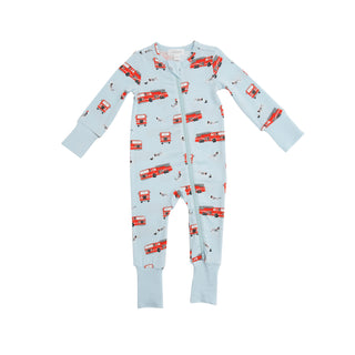 Angel Dear Firetruck 2 Way Zipper Romper, Angel Dear, angel Dear, Angel Dear 2 Way Zipper Romper, Angel Dear Fall 2021, Angel Dear Firetruck, Angel Dear Romper, CM22, infant romper, JAN23, Ro