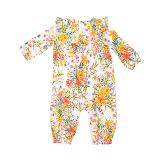 Angel Dear Garden Joy Ruffle Sleeve Romper, Angel Dear, Angel Dear, Angel Dear Fall 2022, Angel Dear Ruffle Romper, cf-size-0-3-months, cf-size-3-6-months, cf-size-6-12-months, cf-type-jumpsu