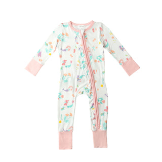 Angel Dear Mermaids 2 Way Zipper Romper, Angel Dear, angel Dear, Angel Dear 2 Way Zipper Romper, Angel Dear Mermaids, Angel Dear Romper, Angel Dear SS22, CM22, infant romper, JAN23, Mermaids,