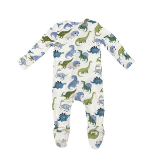 Angel Dear Painterly Dino Footie with Zipper, Angel Dear, angel Dear, Angel Dear Bamboo Footie, Angel Dear Fall 2022, Angel Dear Footie with Zipper, Bamboo Footie, CM22, Dinosaur, Dinosaurs, 