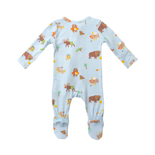 Angel Dear Wildlife on Vacation Footie with Zipper, Angel Dear, angel Dear, Angel Dear Bamboo Footie, Angel Dear Footie with Zipper, Angel Dear SS22, Angel Dear Wildlife on Vacation, Bamboo F