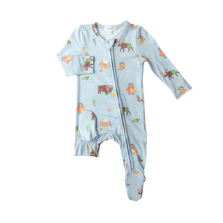 Angel Dear Wildlife on Vacation Footie with Zipper, Angel Dear, angel Dear, Angel Dear Bamboo Footie, Angel Dear Footie with Zipper, Angel Dear SS22, Angel Dear Wildlife on Vacation, Bamboo F