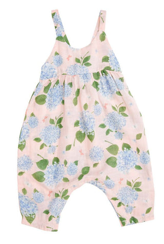 Angel Dear Hydrangea Muslin Tie Back Romper, Angel Dear, Angel Dear, Angel Dear Hydrangea, Angel Dear Hydrangea Tie Back Romper, Angel Dear Romper, Angel Dear Spring 2021, CM22, JAN23, Romper