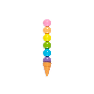 Ooly Rainbow Scoops Vanilla Scented Stacking Erasable Crayons, Ooly, Art Supplies, Camp Gift, Camp Gifts, EB Boys, EB Girls, ift, Ooly, Ooly Crayons, Ooly Rainbow Scoops Vanilla Scented Stack