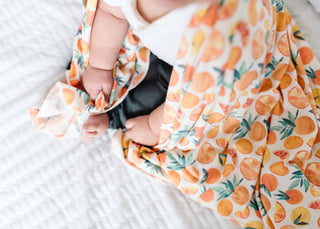 Copper Pearl Citrus Knit Swaddle Blanket, Copper Pearl, Copper Pearl, Copper Pearl Citrus, Copper Pearl Citrus Knit Swaddle Blanket, Copper Pearl Oranges, Copper Pearl Swaddle, Copper Pearl S