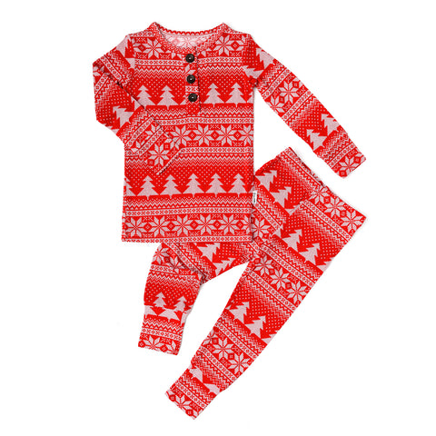Gigi and Max Clark Christmas Sweater 2pc Pajama Set, Gigi and Max, 2pc Pajama Set, All Things Holiday, Bamboo Pajama, Christmas, Christmas Pajama, Christmas Pajamas, Clark Christmas Sweater, 