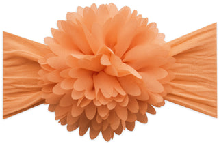 Baby Bling Chiffon Carnation Flower-Apricot, Baby Bling, Baby Baby Bling Headbands, Baby Bling, Baby Bling Apricot Chiffon Carnation Flower, Baby Bling Bows, Baby Bling Chiffon Carnation Flow